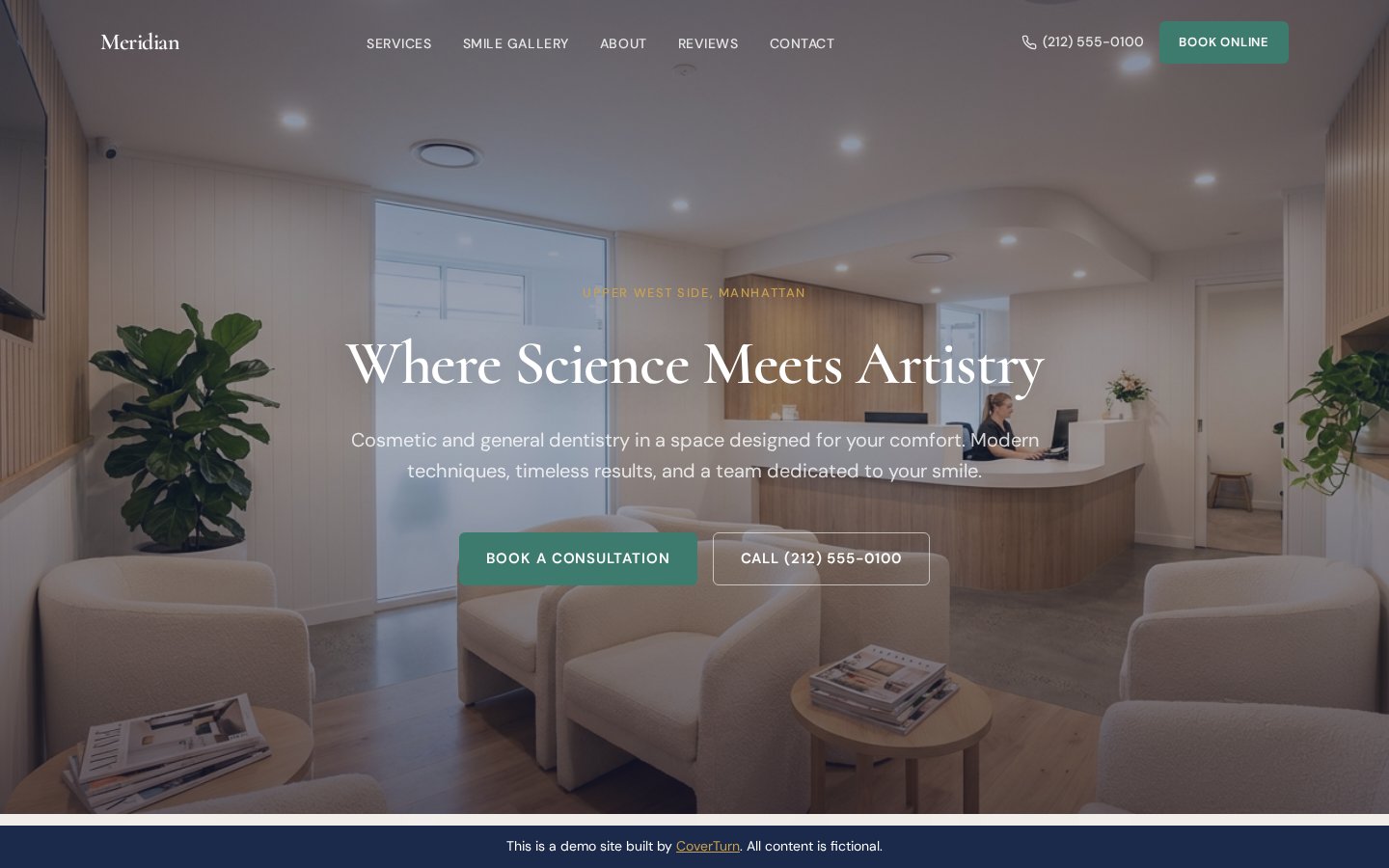 Dentist demo preview