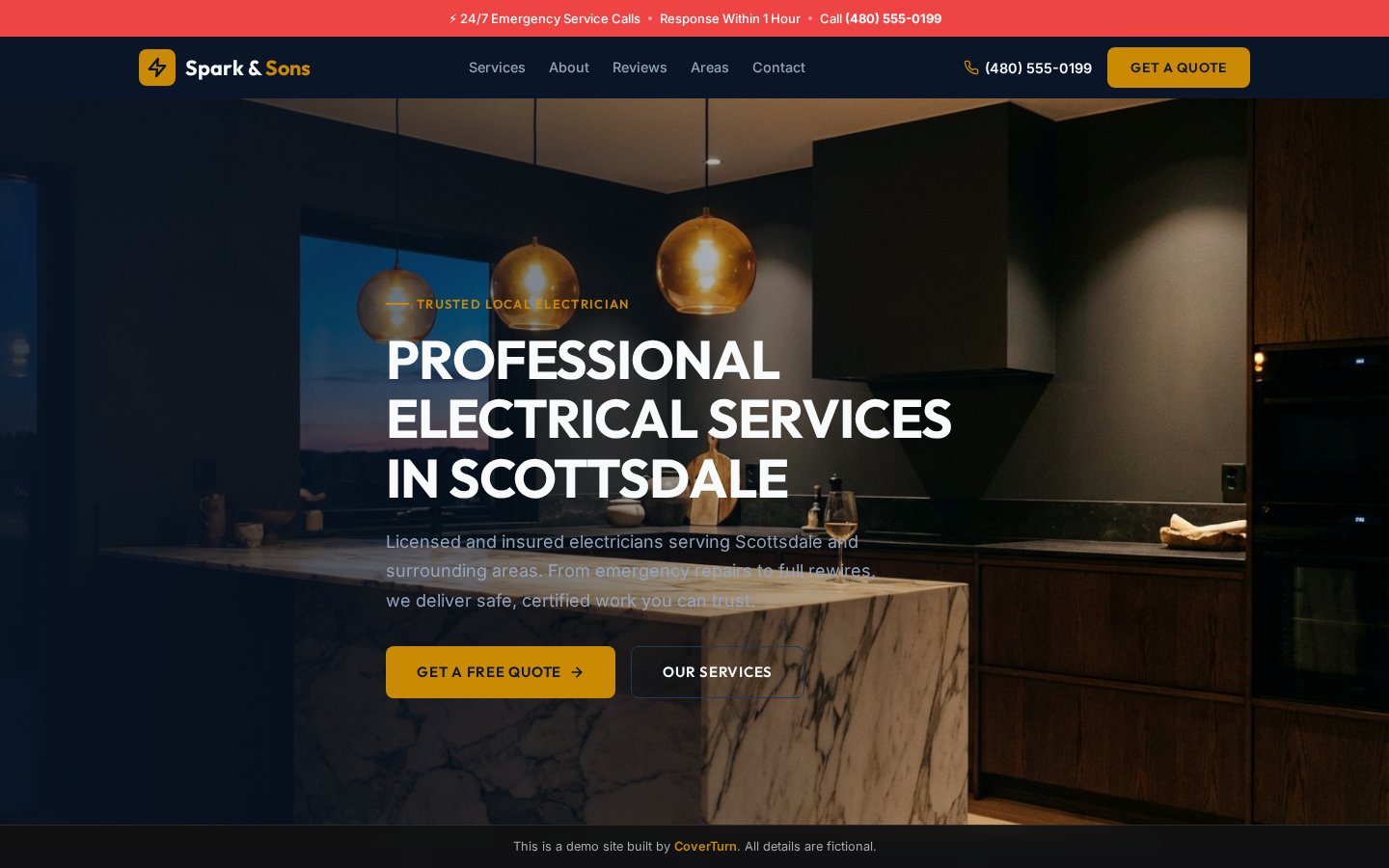 Electrician demo preview